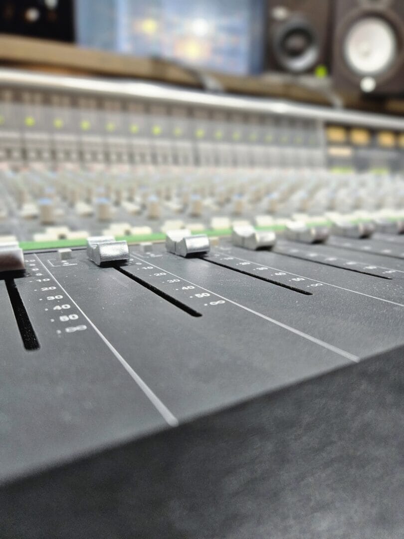 Mixing board used by Audio Engineering & Production Grad, Sam McElroy to create and compose music. 