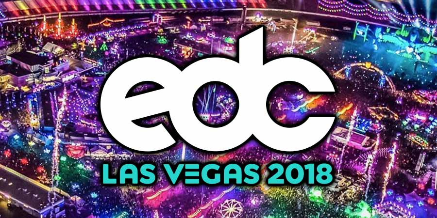 The logo for edc las vegas 2018.