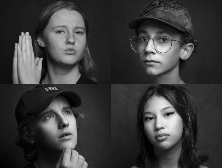 Kamloops School of the Arts Students – Portraits