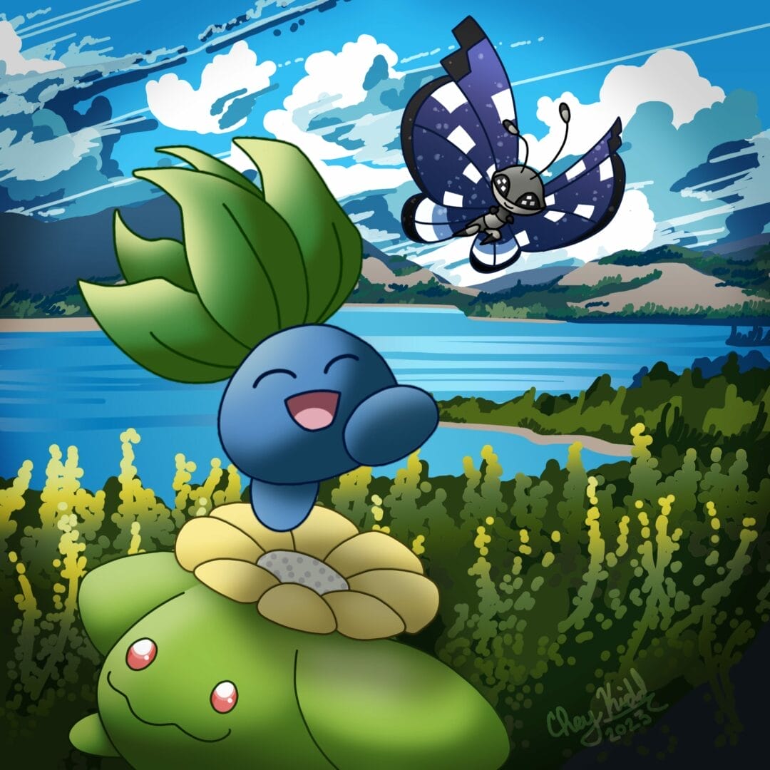 Artwork created by Centre grad, Chey Kidd for a Pokemon Contest.  